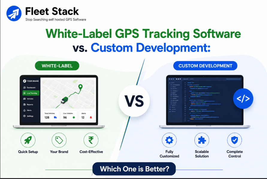 White-Label GPS Tracking Software vs. Custom Development: Which One is Better?